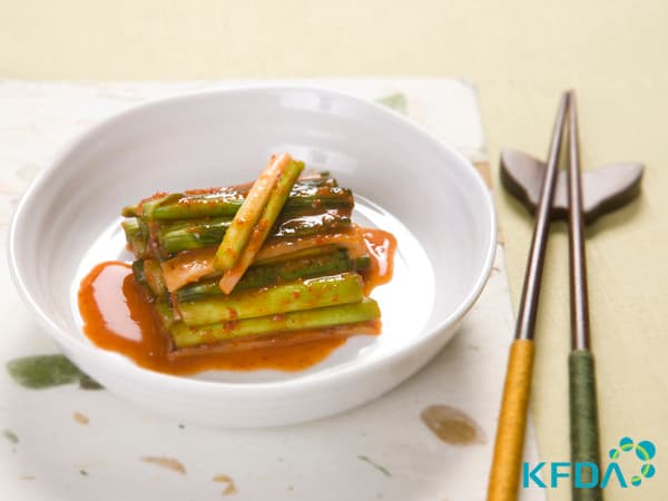 풋마늘오징어김치