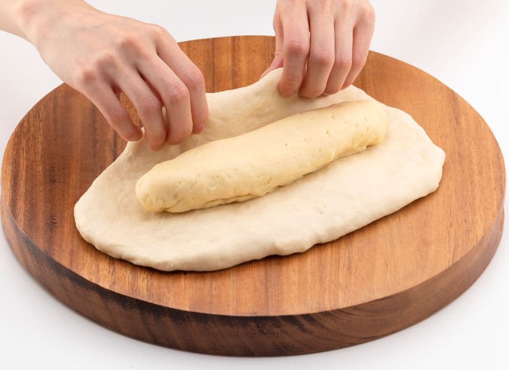 바질향이 향긋한 고구마 찰 바케트 조리 과정 4