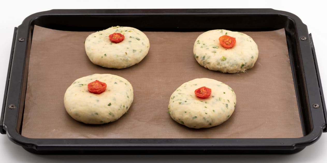 시금치크림치즈 빵 조리 과정 5