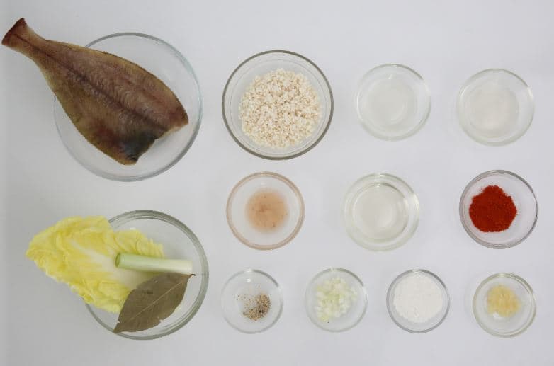 찹쌀 흰살 생선찜