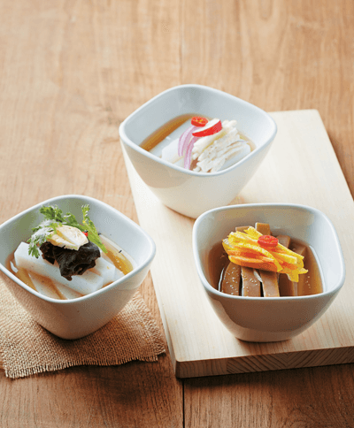삼색묵냉국
