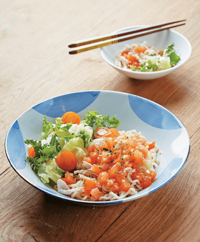 토마토샐러드라면