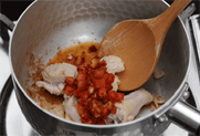 토마토소스닭갈비 조리 과정 6