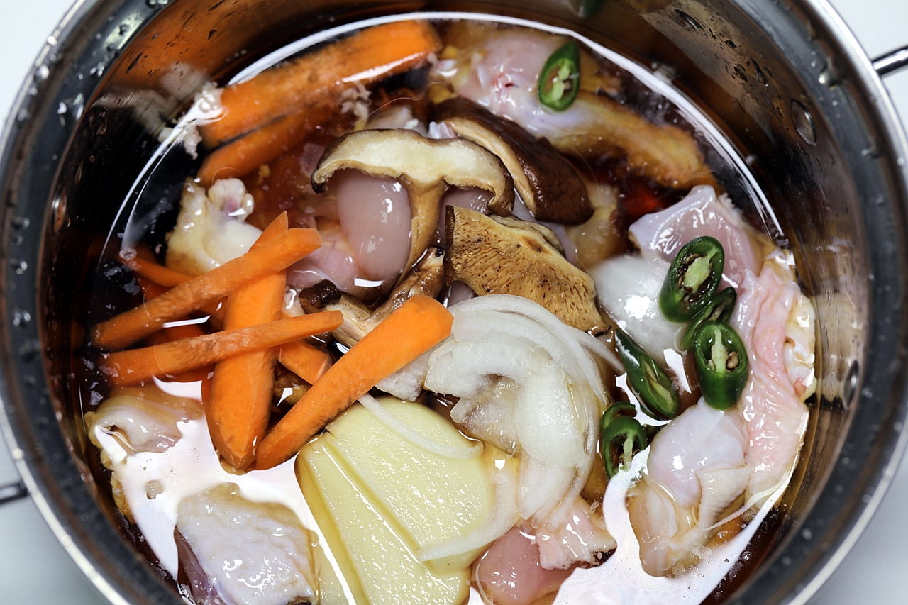 수삼매운닭찜 조리 과정 4