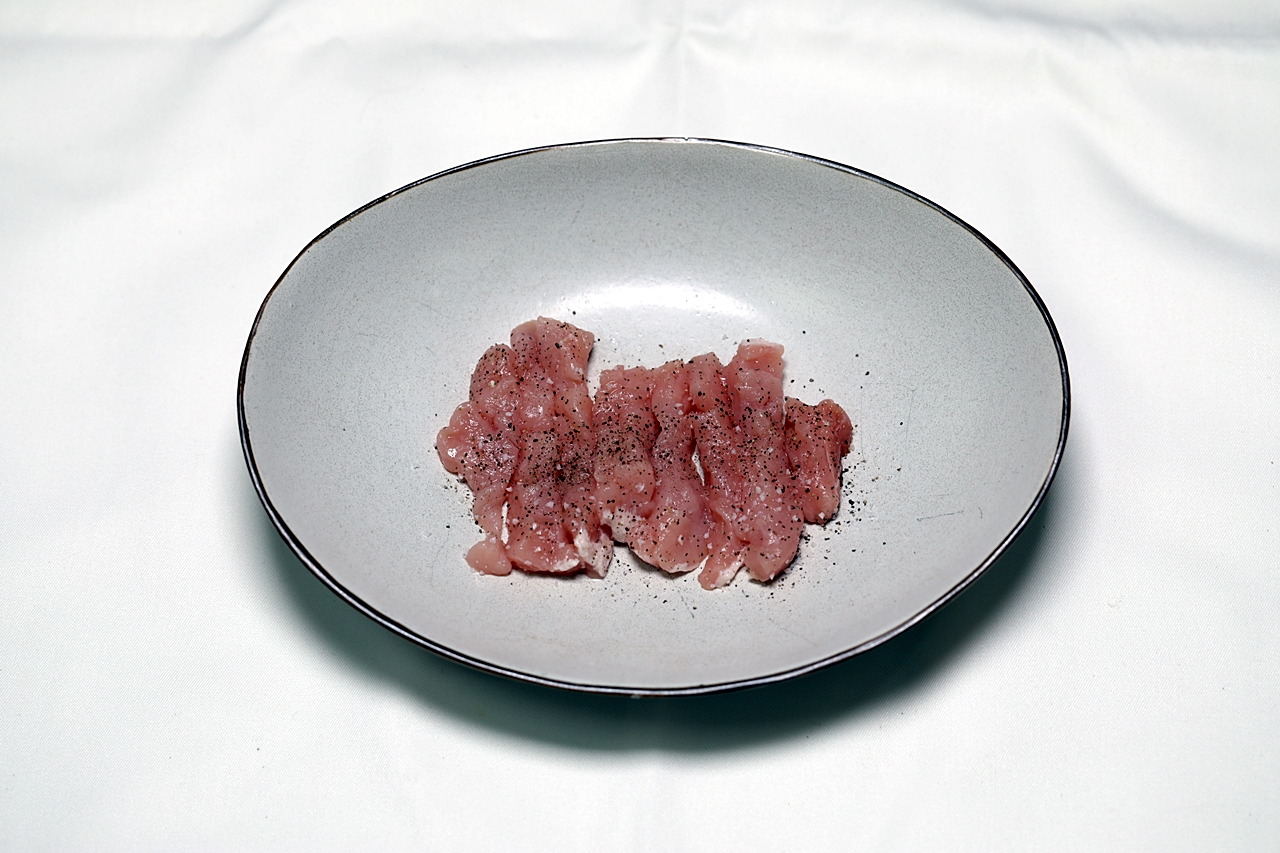사과소스폭찹 조리 과정 1