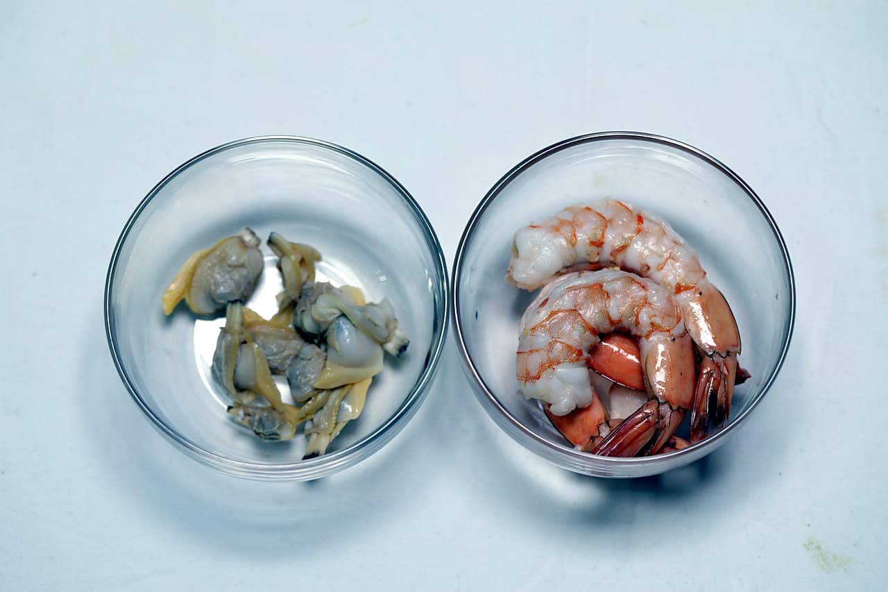 해산물 옥수수 오븐구이 조리 과정 1
