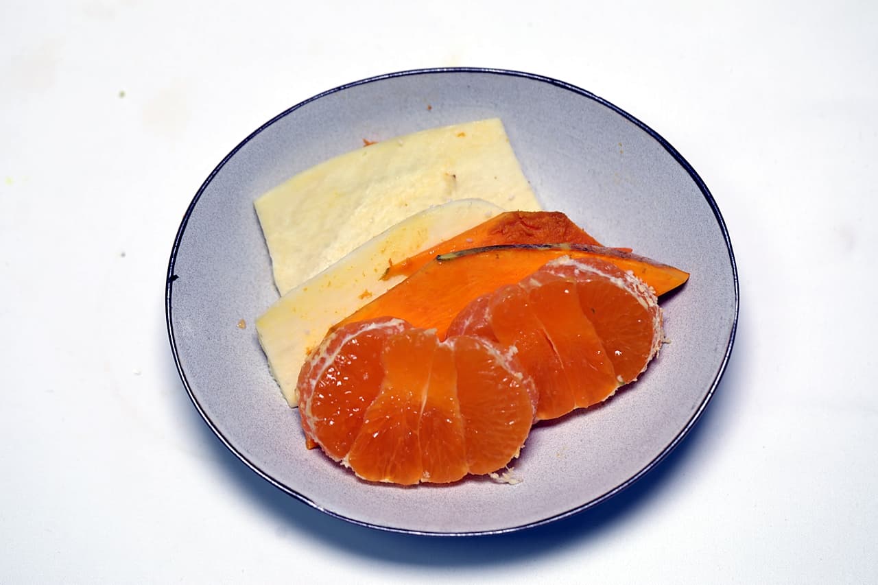 야채 과일 돌구이 조리 과정 2
