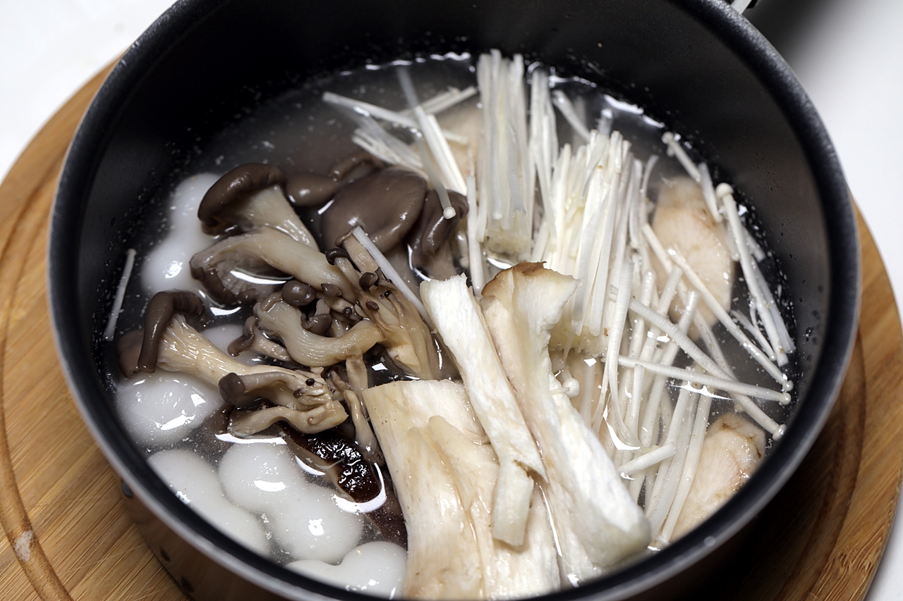 버섯 들깨탕 조리 과정 6