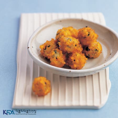 생선살 완자 찹쌀 찜